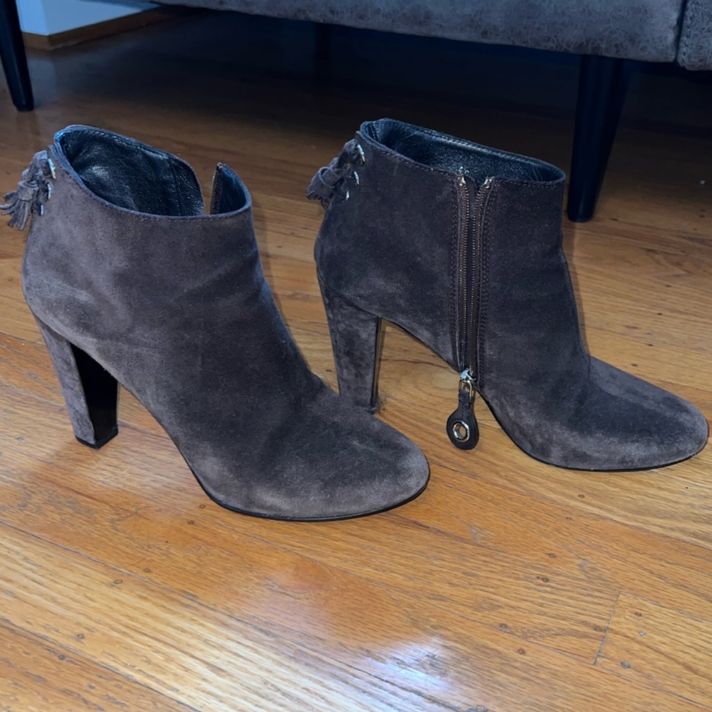 Brown Bootie Heels